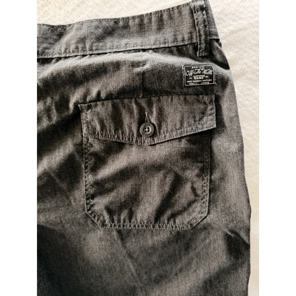 Vans Off The Wall Men's Dark Grey Cargo Utility Skater Fit Shorts 38W